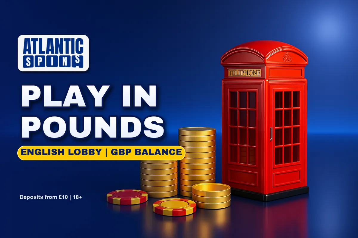 Atlantic Spins UK: English lobby and GBP balance